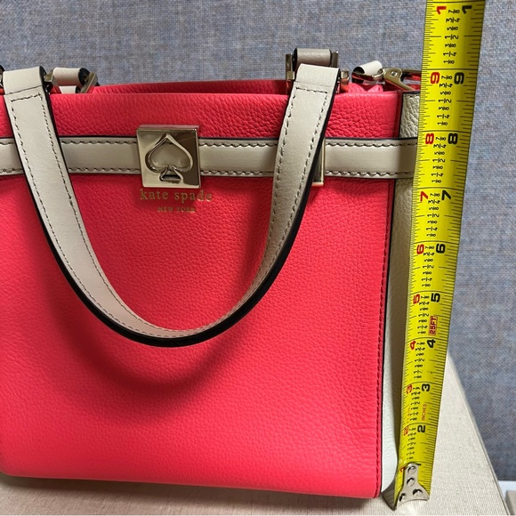 Kate Spade Houston Street Leo Pebble Leather Satchel Bag
